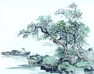 新中式植物装饰画-ID:229909493