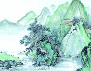 新中式植物装饰画-ID:339766983