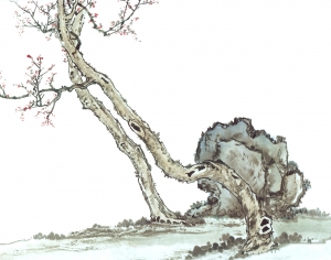 新中式植物装饰画-ID:558433068
