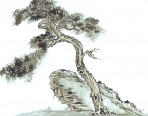 新中式植物装饰画-ID:881325018