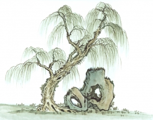 新中式植物装饰画-ID:501836067