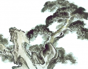 新中式植物装饰画-ID:930191996