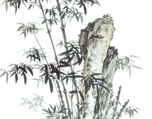 新中式植物装饰画-ID:120295053