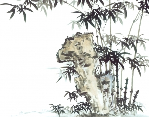 新中式植物装饰画-ID:528023968