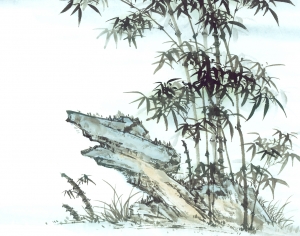 新中式植物装饰画-ID:763562929