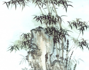 新中式植物装饰画-ID:979116927