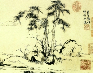 新中式植物装饰画-ID:715800058