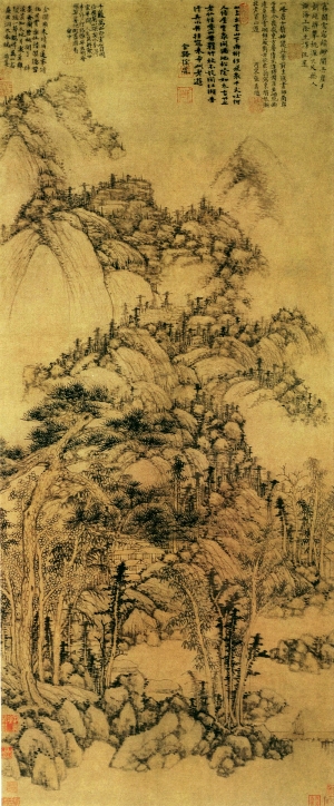 新中式装饰画-ID:428852082