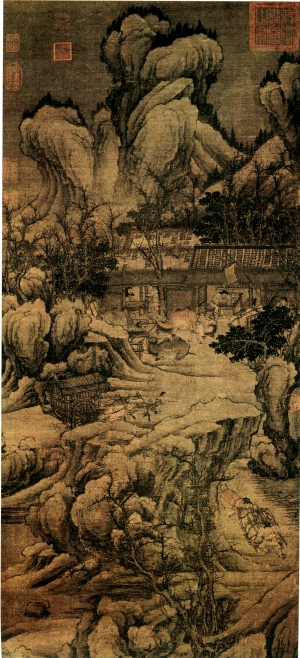 新中式风景装饰画-ID:547032124