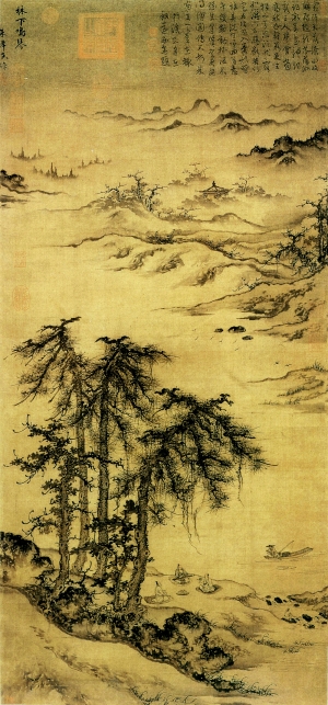 新中式风景装饰画-ID:793631089