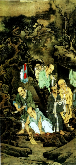 新中式风景装饰画-ID:811157943