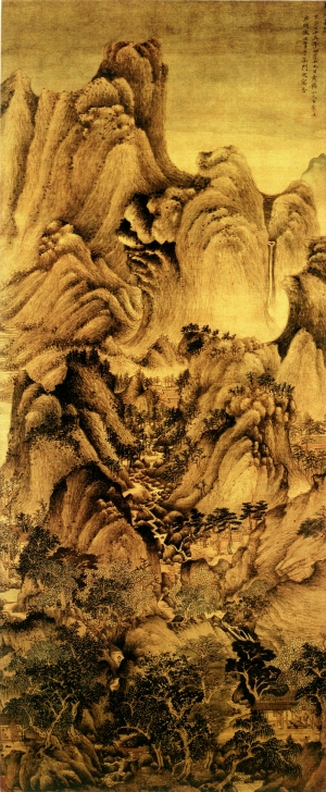 新中式风景装饰画-ID:775624042