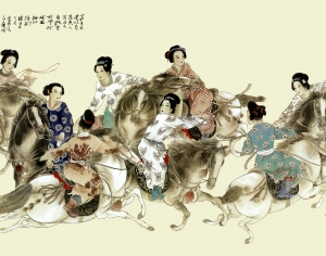 新中式风景装饰画-ID:422672032