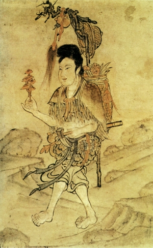 新中式风景装饰画-ID:524962901