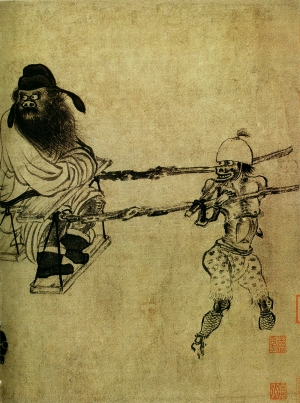新中式风景装饰画-ID:661571988