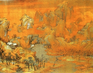 新中式风景装饰画-ID:172060979