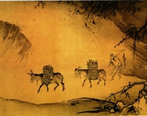 新中式风景装饰画-ID:129306081