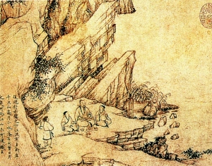 新中式风景装饰画-ID:505780942