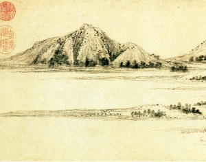 新中式风景装饰画-ID:435252907