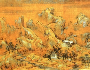 新中式风景装饰画-ID:195651055