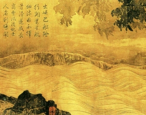 新中式风景装饰画-ID:500360018