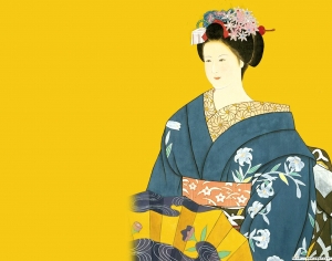 日式人物装饰画-ID:534091958