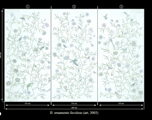 花卉植物图案三联画-ID:440617083