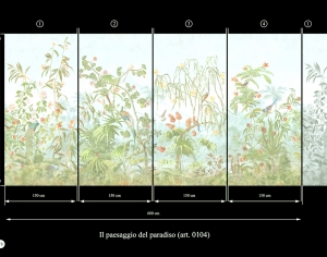 花卉植物图案三联画-ID:825968037