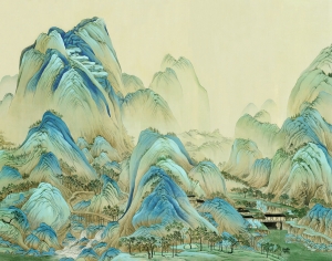 新中式装饰画-ID:747272977