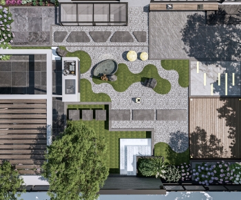 Modern Courtyard/landscape-ID:326389073