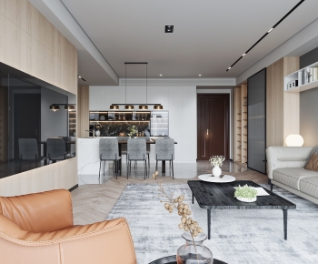 Modern A Living Room-ID:122458932