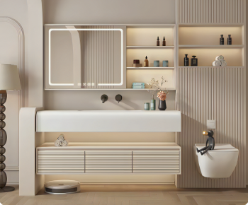 Modern Bathroom Cabinet-ID:372332103
