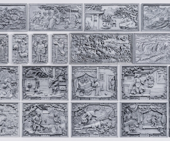 Chinese Style Landscape Wall-ID:799330009