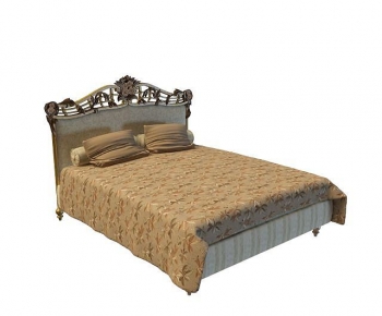 European Style Double Bed-ID:938786039