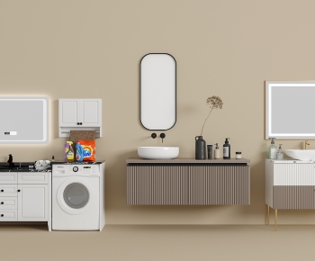 Modern Bathroom Cabinet-ID:277142052
