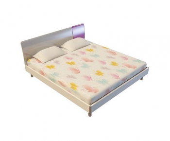 Modern Double Bed-ID:529824026