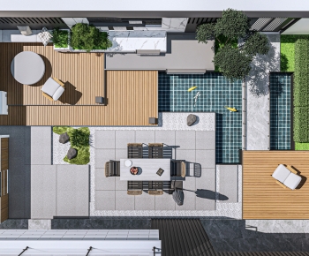 Modern Courtyard/landscape-ID:419727092