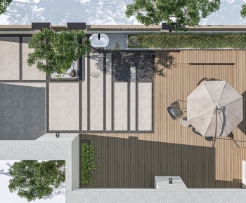 Modern Courtyard/landscape-ID:513744121