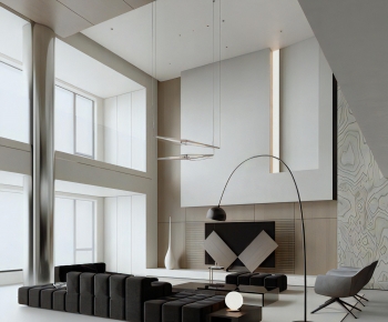 Modern A Living Room-ID:296293021