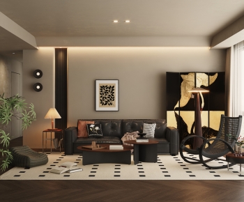 Modern A Living Room-ID:392074112