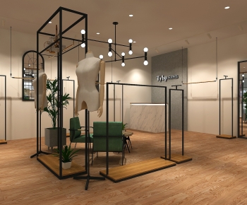 Modern Clothing Store-ID:627760976