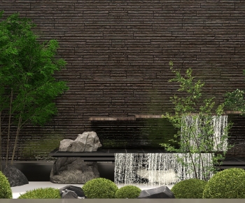 Modern Rockery Waterscape-ID:622929109