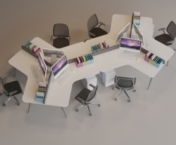 Modern Office Desk And Chair-ID:105010033