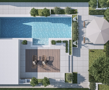 Modern Courtyard/landscape-ID:237619991