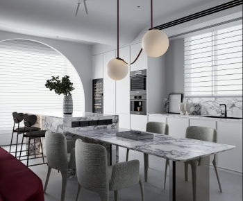 Modern Dining Room-ID:698472984