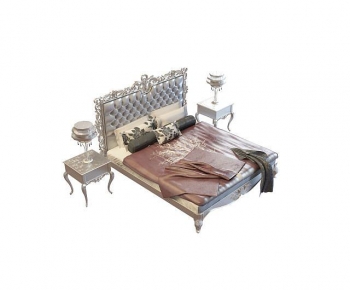 European Style Double Bed-ID:757720959