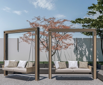 New Chinese Style Hanging Chair-ID:330637934