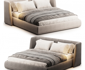 Modern Double Bed-ID:385260643
