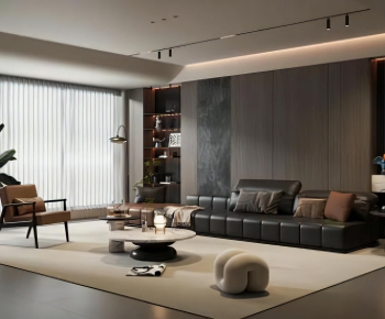 Modern A Living Room-ID:234385977