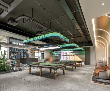 Modern Billiard Room-ID:924813033